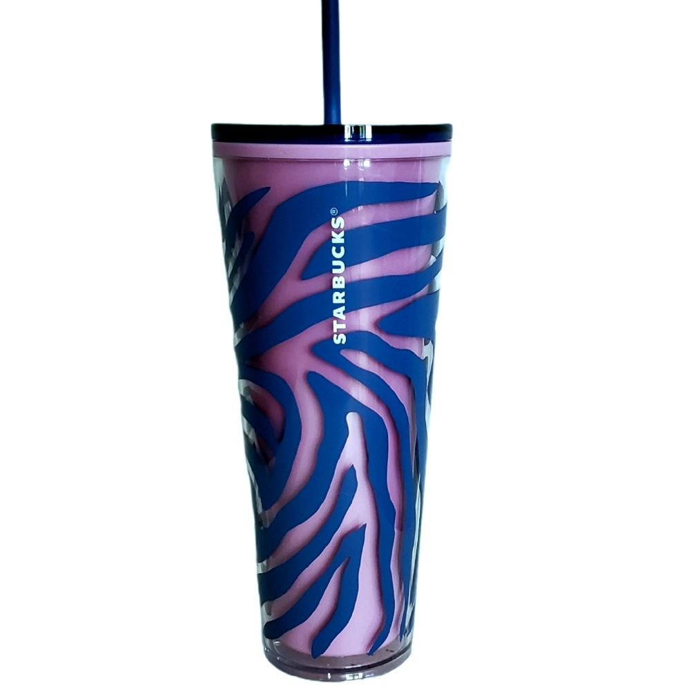 STARBUCKS ZEBRA TUMBLER SUMMER 2021 Venti 24oz NWT